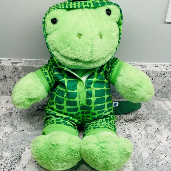 Build A Bear Plush Stuffed Spring Green Frog 9n Dinosaur Dragon Costume - Picture 6 of 7